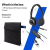 Johdollinen stereo-headset HP POLY Mission 625 USB:lla (C01C6AA)
