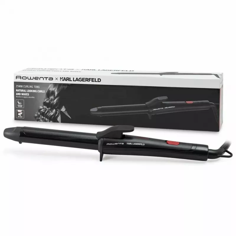 Rowenta X KARL LAGERFELD CF321L kiharrin lämmin musta, punainen 47 W 1,8 m