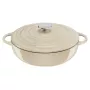 Tefal valurautainen tarjoilupannu LOV E25972, pyöreä 3,8 L, 28 cm, beige