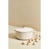 Tefal valurautainen tarjoilupannu LOV E25972, pyöreä 3,8 L, 28 cm, beige