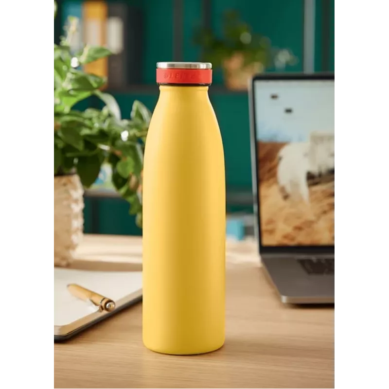 Leitz Cosy termospullo 500 ml, keltainen, ruostumaton teräs, 68 mm, 68 mm, 235 mm, 280 g
