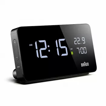 Braun BC20BEU seinä-/pöytäkello digitaalikello suorakaiteen muotoinen musta