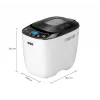 Unold 68010 leipäkone 550 W musta, valkoinen