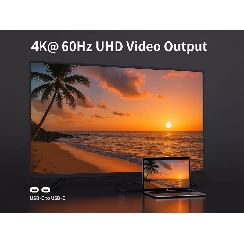 Equip USB 4 ultrahohut C–C-kaapeli, 1,2 m, PD240W, 4K/60Hz, 40 Gbps, musta