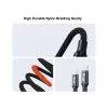 USB-C–2x USB-C Y-latauskaapeli EQUIP 1,5 m PD 140 W, USB 2.0, musta