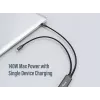 USB-C–2x USB-C Y-latauskaapeli EQUIP 1,5 m PD 140 W, USB 2.0, musta
