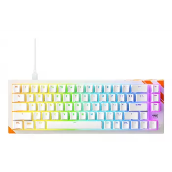 Mekaaninen pelinäppäimistö Cherry K5 Pro TMR Compact 65% QWERTY US, johdollinen USB, RGB, oranssi/valkoinen