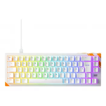 Mekaaninen pelinäppäimistö Cherry K5 Pro TMR Compact – 65 % johdollinen USB, QWERTZ, RGB, oranssi/valkoinen