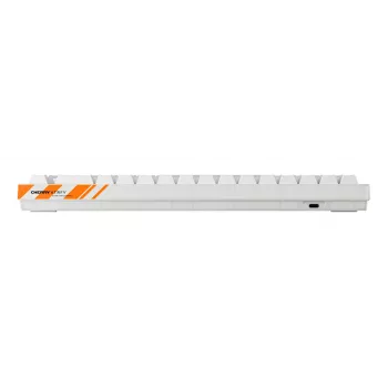 Mekaaninen pelinäppäimistö Cherry K5 Pro TMR Compact – 65 % johdollinen USB, QWERTZ, RGB, oranssi/valkoinen