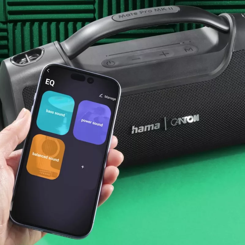 Hama Mate Pro MK II stereo kannettava kaiutin musta 60 W