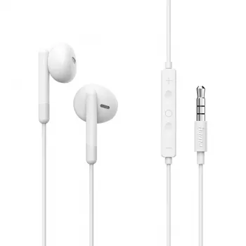 Hama Noble kuulokemikrofoni johdollinen in-ear puhelut/musiikki valkoinen