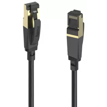 Hama 00202003 verkkokaapeli musta 5 m Cat8 S/FTP (S-STP)