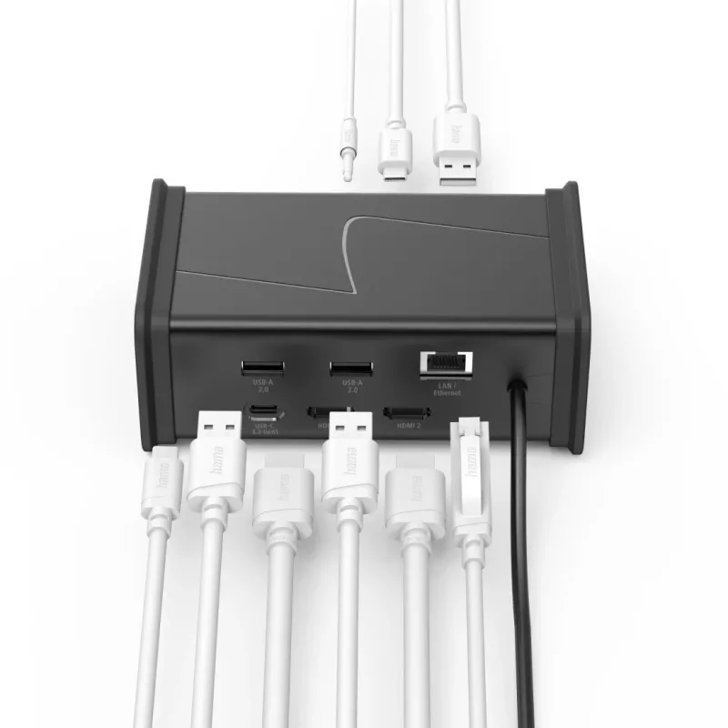 Hama 00200150 USB-keskitin USB Type-C 5000 Mbit/s