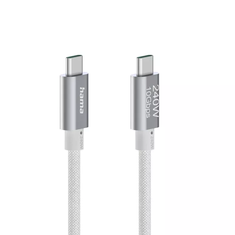 Hama Full-Featured USB-kaapeli USB 3.2 Gen 2 (3.1 Gen 2) 1,5 m USB C valkoinen