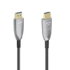 Hama 00202036 HDMI-kaapeli 15 m HDMI Type-A (standardi) musta, harmaa, hopea