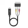 Hama 00205775 videokaapeliadapteri HDMI Type-A (standardi) SCART (21-napainen) musta