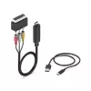 Hama 00205775 videokaapeliadapteri HDMI Type-A (standardi) SCART (21-napainen) musta