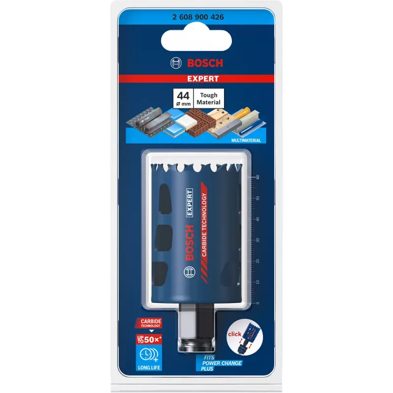 Reikäsaha Bosch Expert 2 608 900 426 4,4 cm porakoneeseen