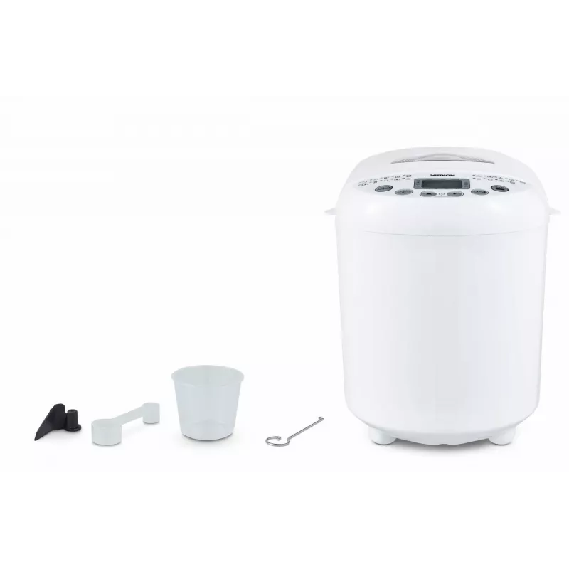 Leipäkone MEDION MD 11011 550 W valkoinen 1 kg digitaalinen ajastin