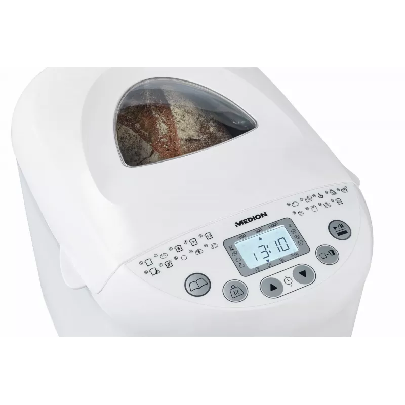 Leipäkone MEDION MD 11011 550 W valkoinen 1 kg digitaalinen ajastin