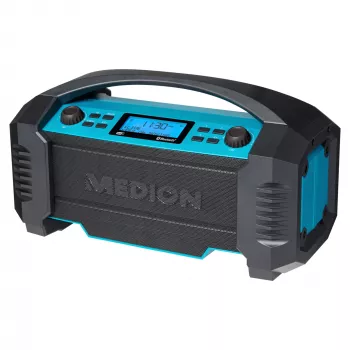MEDION LIFE E66050 työmaaradio analoginen ja digitaalinen musta, sininen