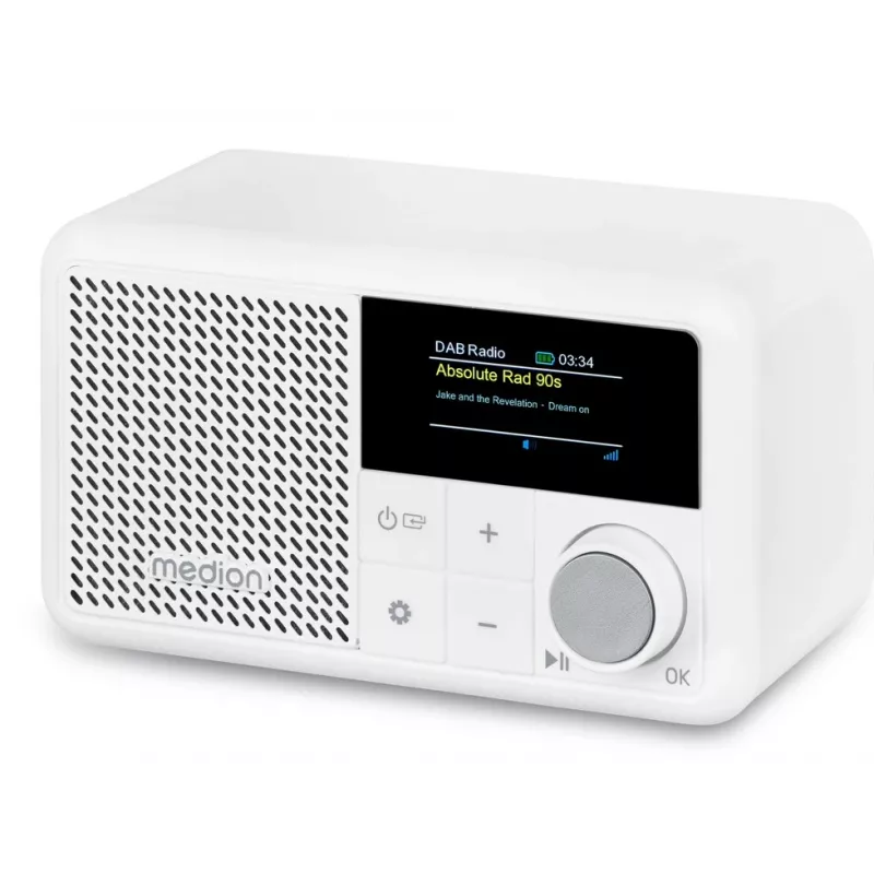 MEDION LIFE S66822 kannettava digitaalinen valkoinen