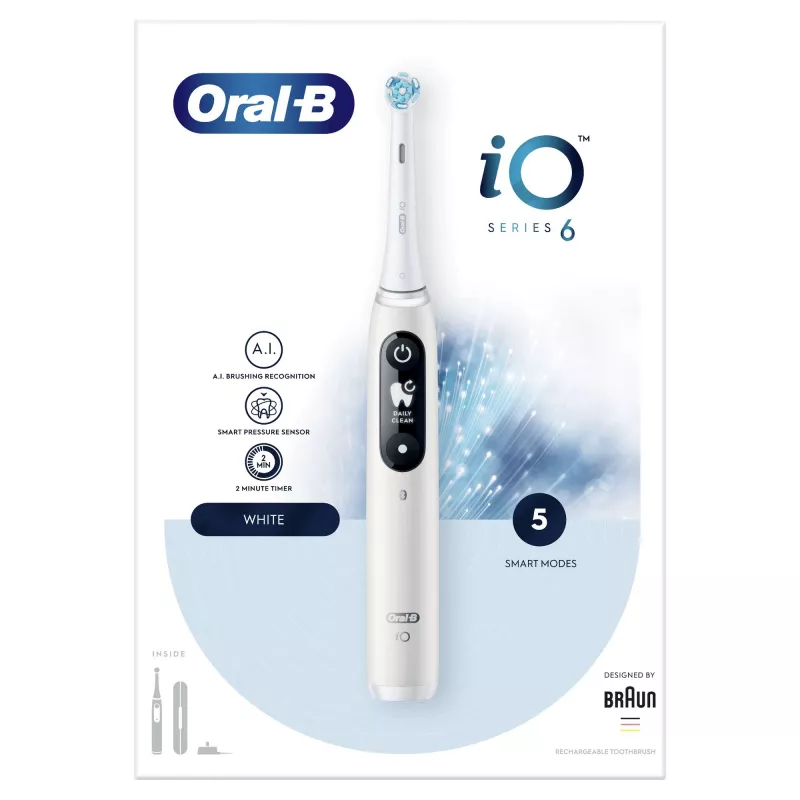 Oral-B iO 80351523 sähköhammasharja aikuisten värähtelevä hammasharja musta, sininen