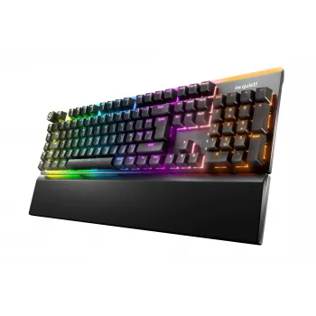 be quiet Light Mount Silent Tactile FR ISO näppäimistö pelaaminen USB AZERTY ranska musta