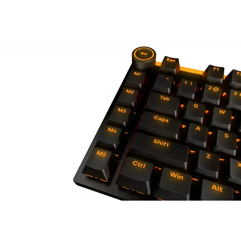 be quiet Light Mount Silent Tactile FR ISO näppäimistö pelaaminen USB AZERTY ranska musta