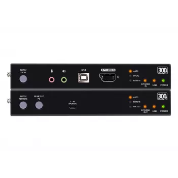 KVM-jatko ATEN True 4K DP/HDMI Optical KVM 300m – lähetin ja vastaanotin, DisplayPort/HDMI, USB, 300 m