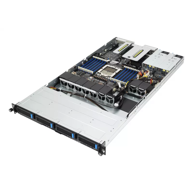 ASUS RS501A-E12-RS4 LGA 6096 telakointi (1U) musta, hopea