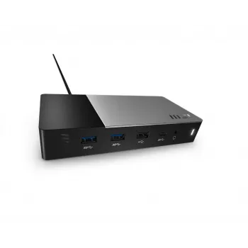 MSI USB-C-telakointiasema Gen 2 USB 3.2 Gen 2 (3.1 Gen 2) Type-C, musta