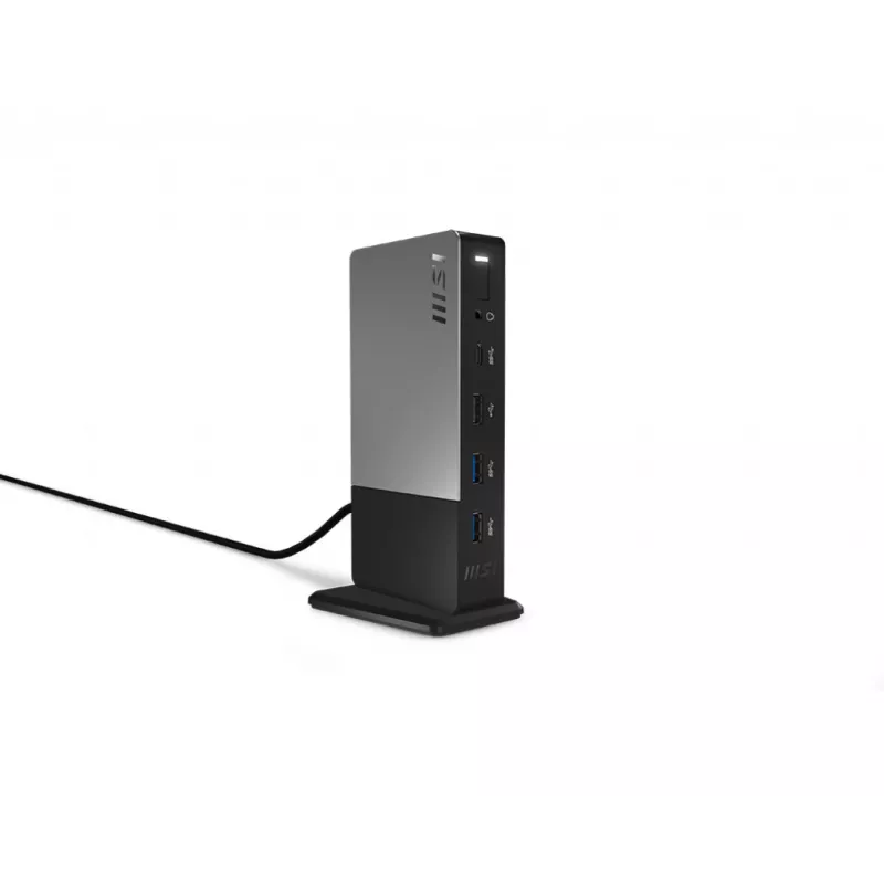 MSI USB-C-telakointiasema Gen 2 USB 3.2 Gen 2 (3.1 Gen 2) Type-C, musta