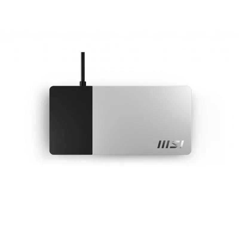 MSI USB-C-telakointiasema Gen 2 USB 3.2 Gen 2 (3.1 Gen 2) Type-C, musta