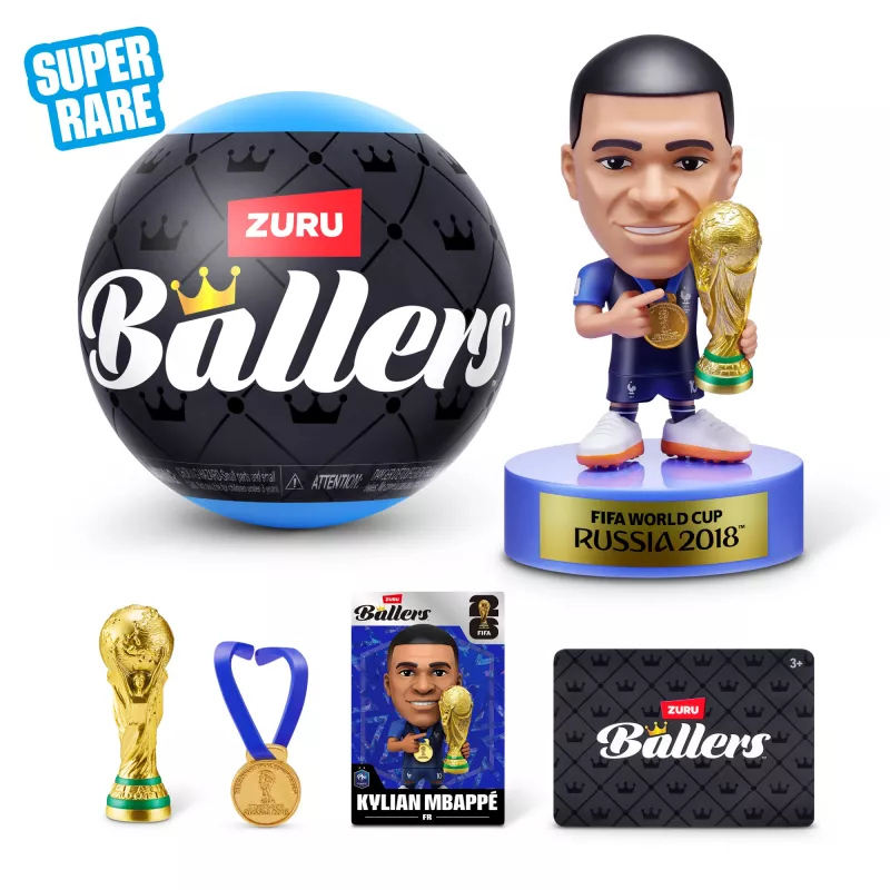 ZURU FIFA WORLD CUP 2026™ Ballers Series 1, 3 vuotta, FIFA, musta