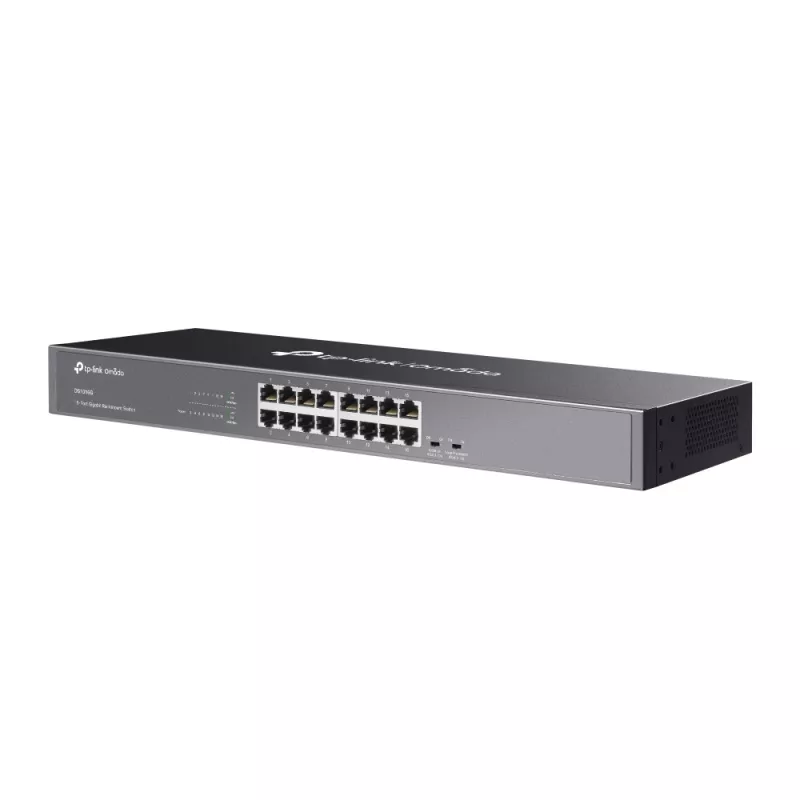 TP-Link Omada DS1016G -verkkokytkin hallitsematon Gigabit Ethernet (10/100/1000) 1U, musta