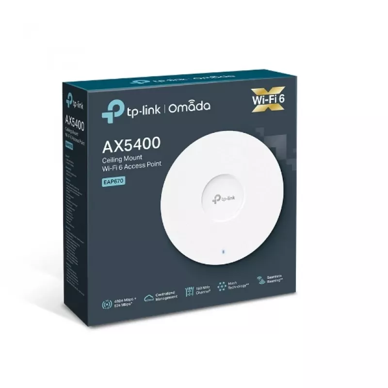 Tukiasema TP-Link Omada AX5400 Wi-Fi 6 2,4 GHz 5 GHz