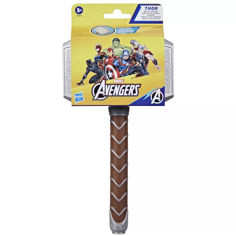 Marvel Avengers Thor Battle Hammer -roolilelu yli 5-vuotiaille lapsille, seikkailu, 5 vuotta