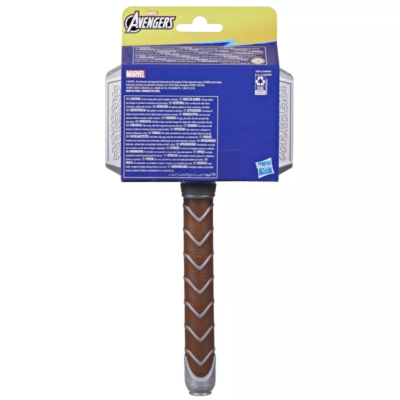 Marvel Avengers Thor Battle Hammer -roolilelu yli 5-vuotiaille lapsille, seikkailu, 5 vuotta
