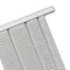 Nobo T-Card -metallipaneelit koko 2, 32 lokeroa, harmaa, 64 mm, 655 mm, 210 g, 64 mm, 13 mm