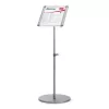 Nobo Essence A3 -näyttöteline, hopea, 463 mm, 1475 mm, 300 mm, 2,3 kg, 420 mm