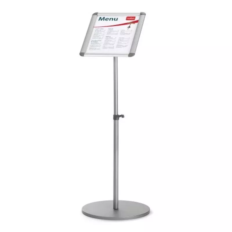 Nobo Essence A3 -näyttöteline, hopea, 463 mm, 1475 mm, 300 mm, 2,3 kg, 420 mm