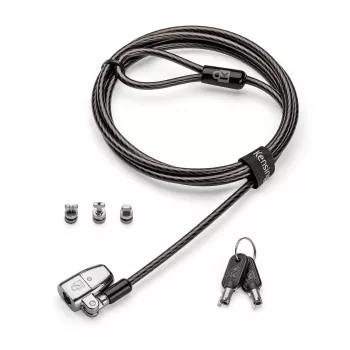 Kensington ClickSafe 2.0 3-in-1 Keyed -kannettavan tietokoneen lukko (Master Keyed FT)