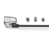 Kensington ClickSafe 2.0 3-in-1 Keyed -kannettavan tietokoneen lukko (Master Keyed FT)