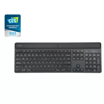 Targus EcoSmart AKB868UK -näppäimistö universaali Bluetooth QWERTY UK English, musta
