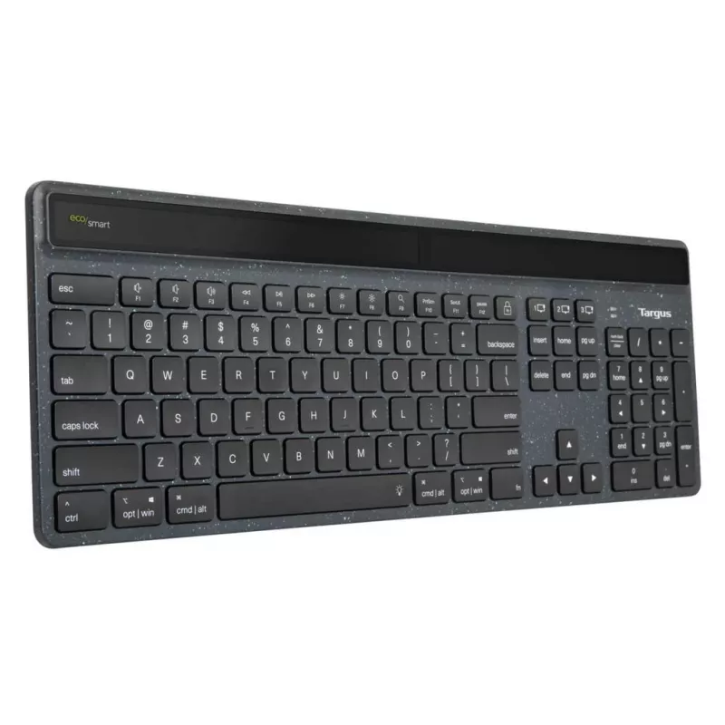 Targus EcoSmart AKB868UK -näppäimistö universaali Bluetooth QWERTY UK English, musta