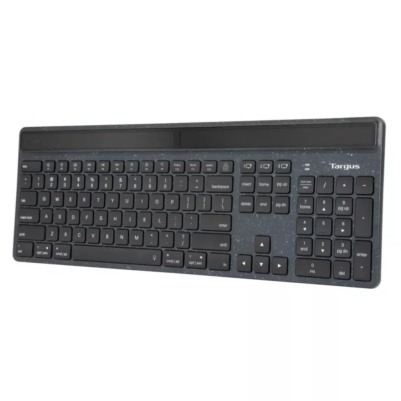 Targus EcoSmart AKB868UK -näppäimistö universaali Bluetooth QWERTY UK English, musta