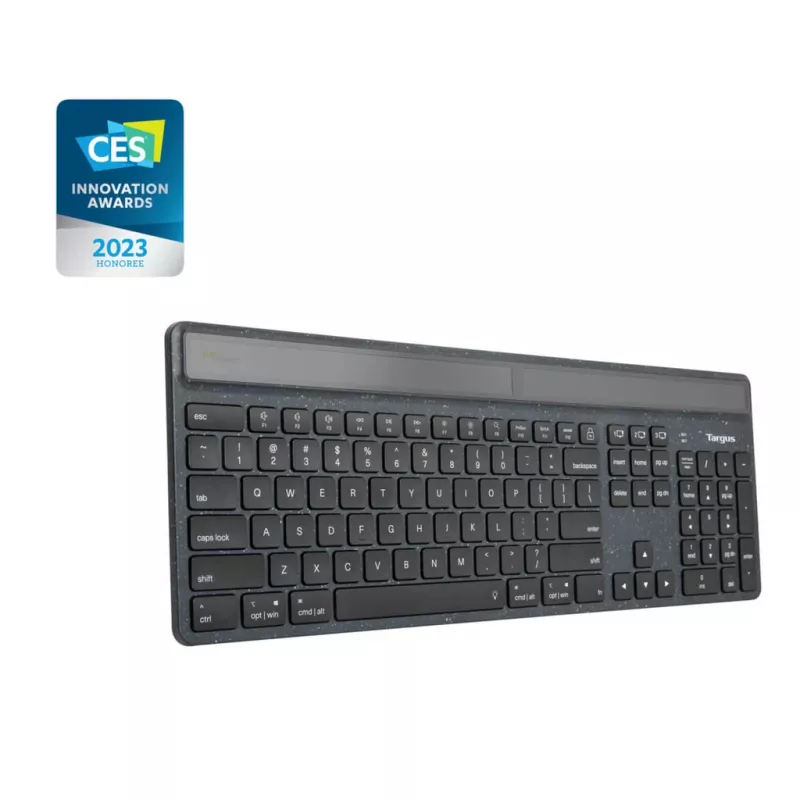 Targus EcoSmart AKB868UK -näppäimistö universaali Bluetooth QWERTY UK English, musta
