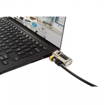DELL 461-AAEU kaapelilukko musta, ruostumaton teräs 1,8 m