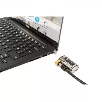 DELL 461-AAEU kaapelilukko musta, ruostumaton teräs 1,8 m